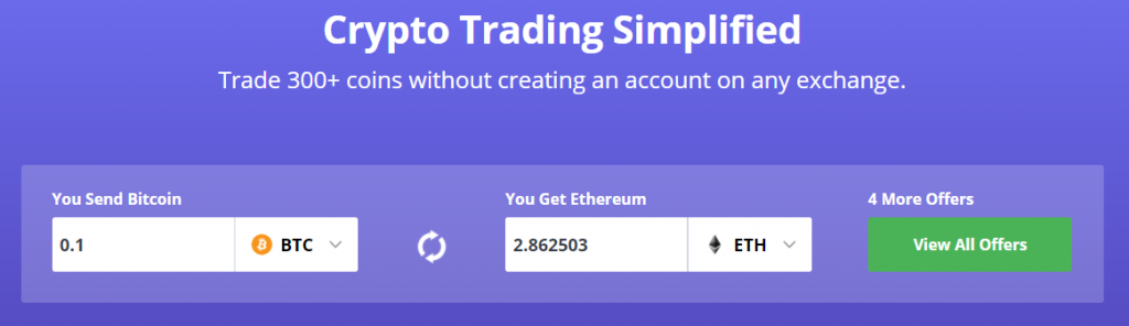 Sign Up here for CoinSwitch