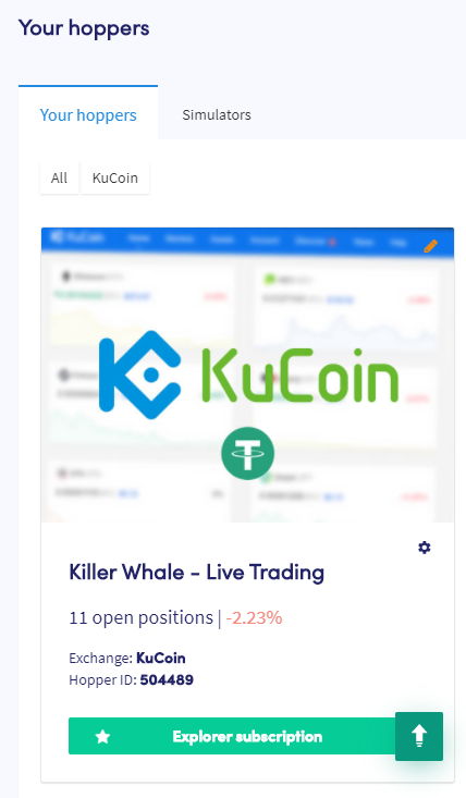 killer whale trading strategies for cryptohopper