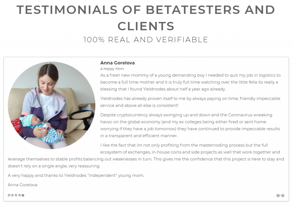 yieldnodes has great customer reviews