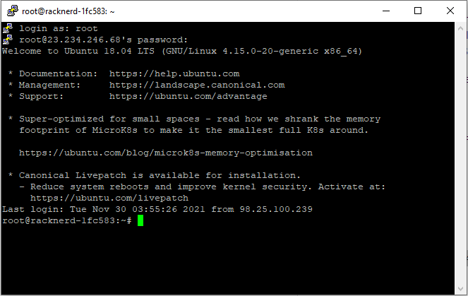setup presearch node using racknerds vps